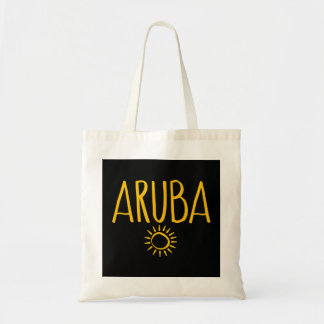 Bolsa Tote Aruba Desenho do Sol âmbar Impressão