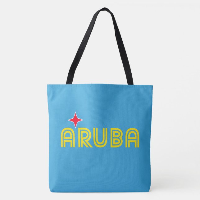 Bolsa Tote Aruba Retro (Frente)