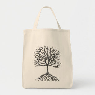 Bolsa Tote Árvore Ankh do Design LIfe