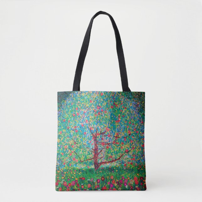 Bolsa Tote Árvore Apple, Gustav Klimt (Frente)