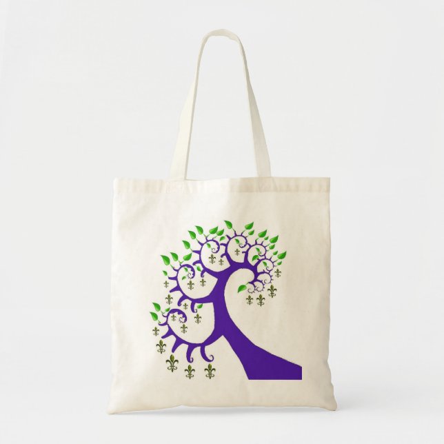 BOLSA TOTE ÁRVORE DA FLOR DE LIS DE NOLA (Frente)