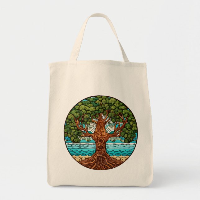 BOLSA TOTE ÁRVORE DA VIDA (Frente)