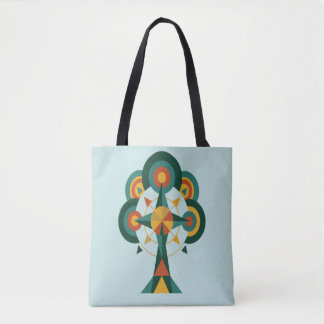 Bolsa Tote Árvore da Vida Arte Boho Mandala