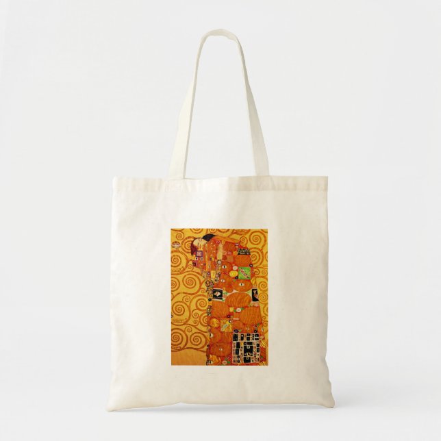 Bolsa Tote Árvore da vida Gustav Klimt Nouveau (Frente)