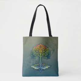 Bolsa Tote Árvore da Vida Mudando o Amanhecer