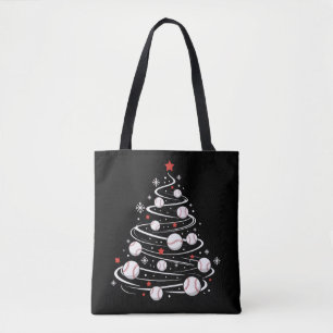 Bolsa Tote Árvore de Beisebol de Natal Árvores de Natal Amant