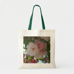 Bolsa Tote Árvore de cereja I Primavera Floral com duas flor