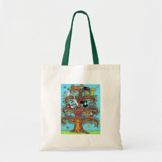 Bolsa Tote Árvore de Gatos da Vida 2