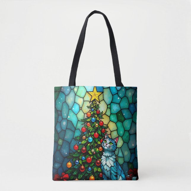Bolsa Tote Árvore de Natal (Frente)