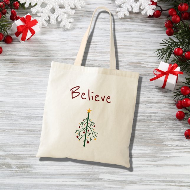Bolsa Tote Árvore de Natal (Criador carregado)
