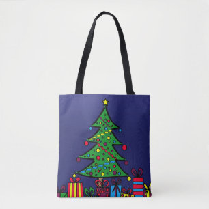 Bolsa Tote árvore de Natal