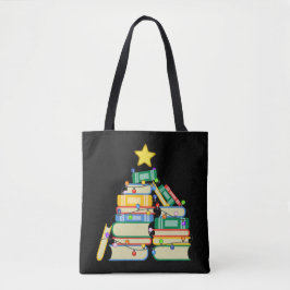 Bolsa Tote Árvore de Natal Bookie II