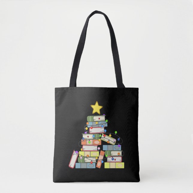 Bolsa Tote Árvore de Natal I Bookie (Frente)