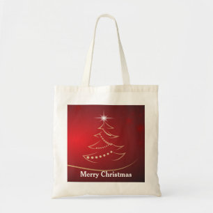 Bolsa Tote Árvore de Natal Personalizada Decorativa Presente 