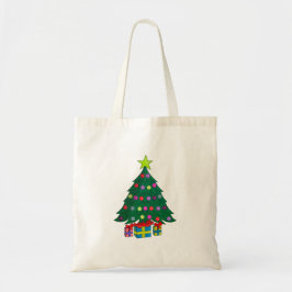 Bolsa Tote Árvore de Natal Sensível