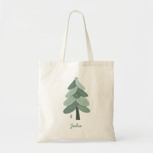 Bolsa Tote Árvore de Natal simples