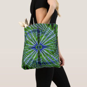 Bolsa Tote Árvore de Palma Grelha...