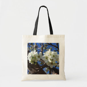 Bolsa Tote Árvore de pera de Primavera de Flor em Clusters B
