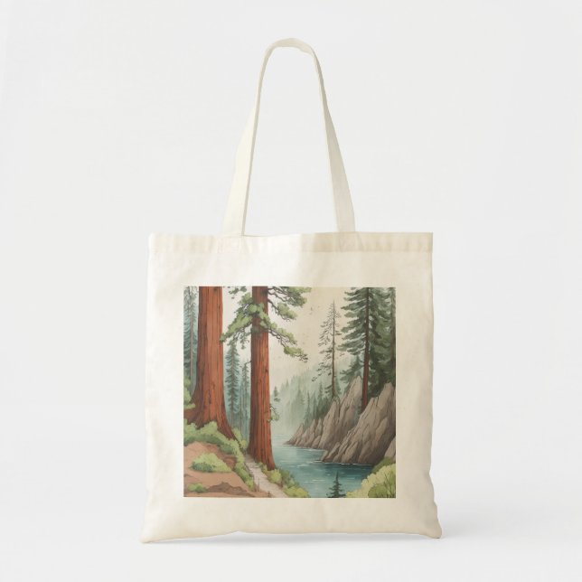 Bolsa Tote Árvore de Sequoia (Frente)