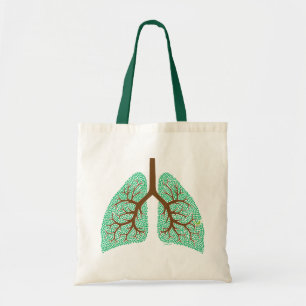 Bolsa Tote Árvore do pulmão