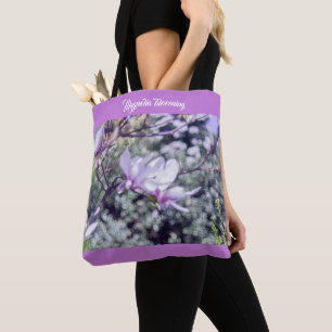 Bolsa Tote Árvore florescente da Magnolia