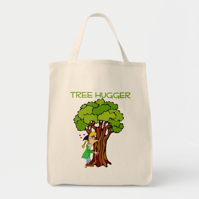 Bolsa Tote Árvore Hugger - Rapariga (Frente)