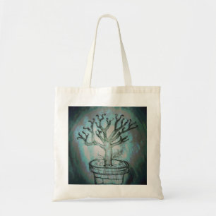 Bolsa Tote árvore morto bonsai