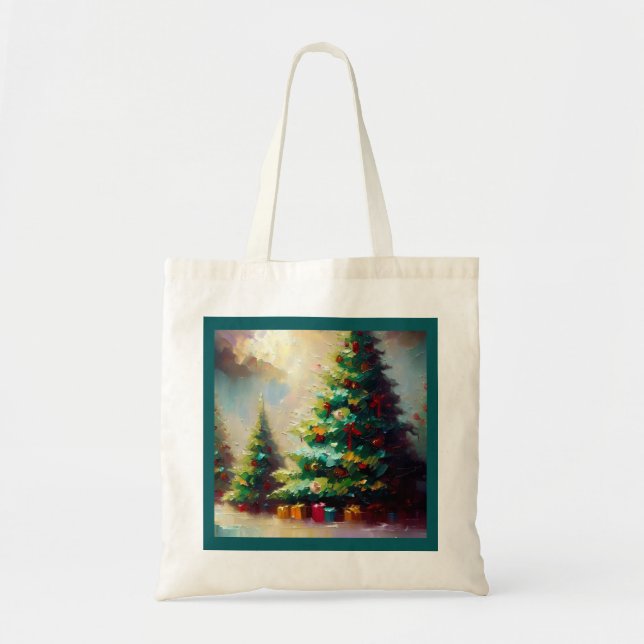 Bolsa Tote Árvore Natal 2 (Frente)