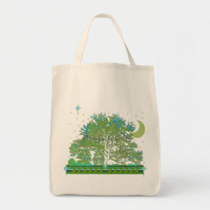 Bolsa Tote Árvores Blues