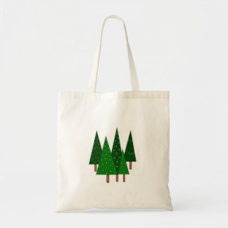 Bolsa Tote Árvores Caprichosas Verdes