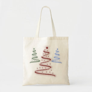 Bolsa Tote Árvores Coloridas-