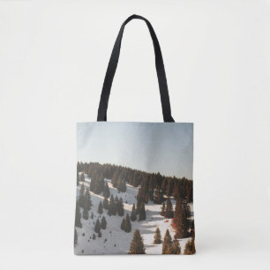 BOLSA TOTE ÁRVORES DE PINOS VERDES
