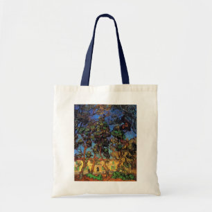 Bolsa Tote Árvores de Van Gogh no Jardim, Hospital de Saint P