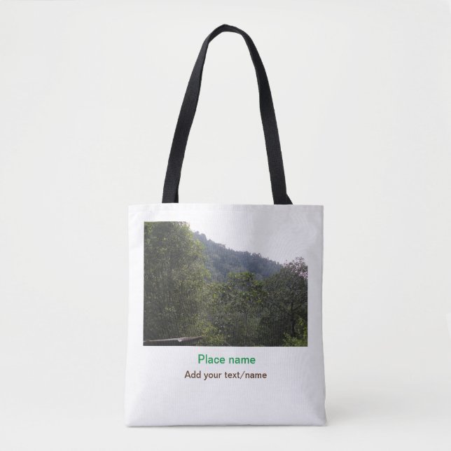 Bolsa Tote Árvores florestais da selva devem ter viagem para  (Frente)
