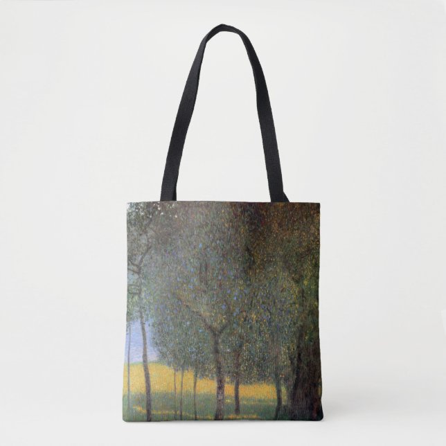 Bolsa Tote Árvores frutas, Gustav Klimt (Frente)