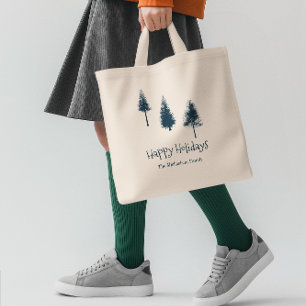 Bolsa Tote Árvores marinhos de inverno