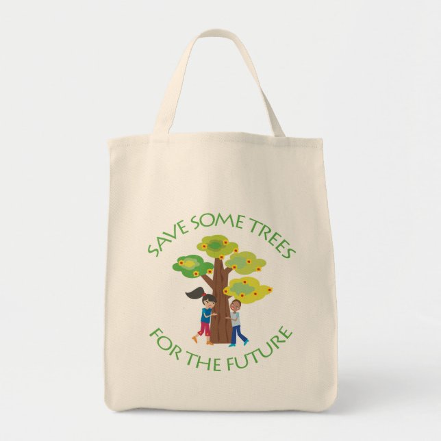 Bolsa Tote Árvores para o futuro (Frente)