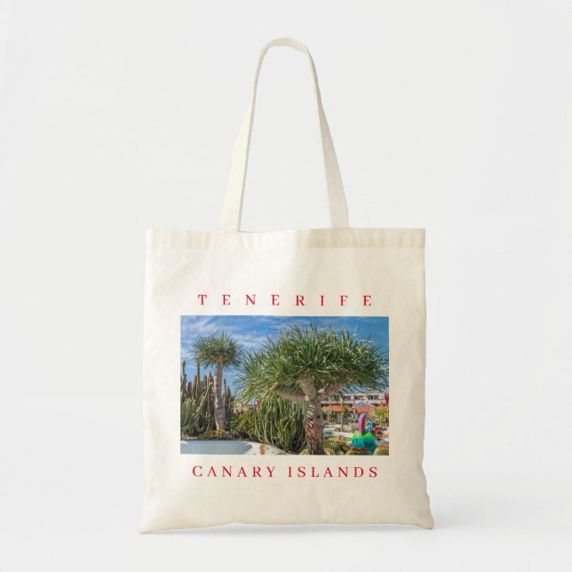 Bolsa Tote Árvores Tenerife veem o saco (Frente)