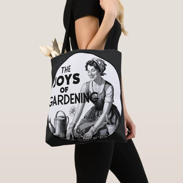 Bolsa Tote As Alegrias Do Jardim (Close Up)
