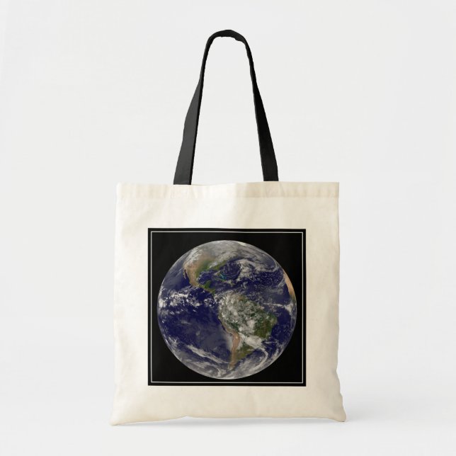 Bolsa Tote As Américas No Dia Da Terra. (Frente)