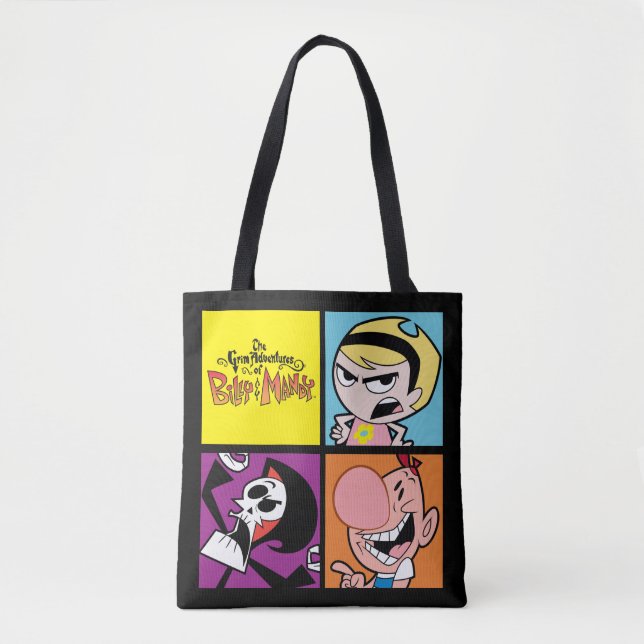 Bolsa Tote As Aventuras Negras de Billy & Mandy Character Art (Frente)