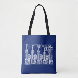 Bolsa Tote As cinco classes de arquitetura, 1725