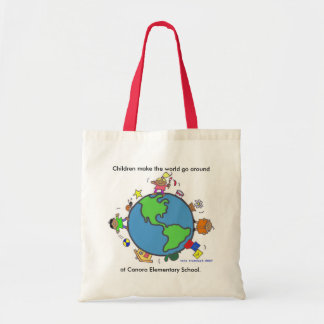 Bolsa Tote As crianças fazem o mundo/personalizar/Vera