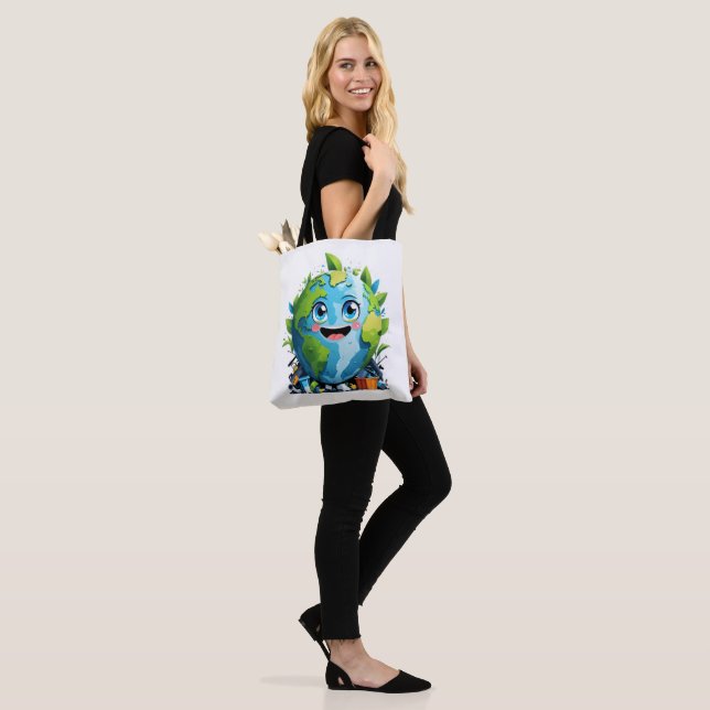 Bolsa Tote As Emoções da Terra Um Conto de Dois Mundos (No(a) Modelo)