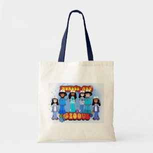 Bolsa Tote As enfermeiras são Groovy - saco do dia da