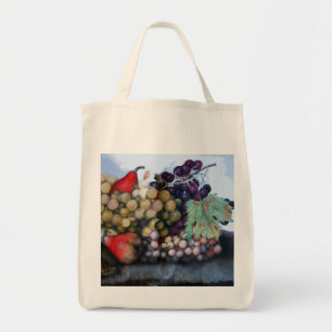 BOLSA TOTE AS FRUTAS 1 DA ESTAÇÃO - UVAS E PERAS