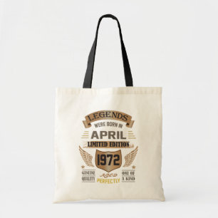 Bolsa Tote As lendas foram nasceres em abril de 1972 - 50º A