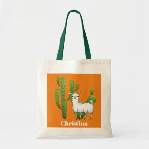 Bolsa Tote As meninas bonitos do lama adicionam a sacola