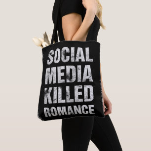 Bolsa Tote As Mídias Sociais Mataram o Romance
