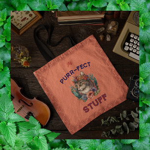 Bolsa Tote As minhas coisas de purr